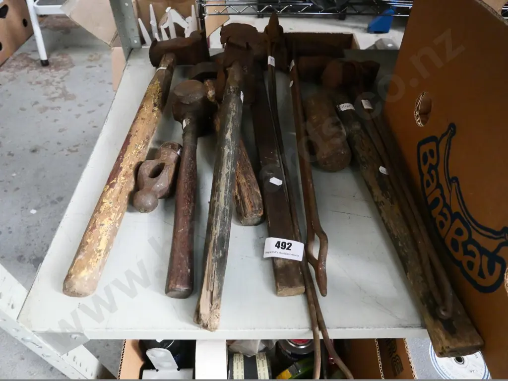 assorted blacksmith's tools Image 1++
