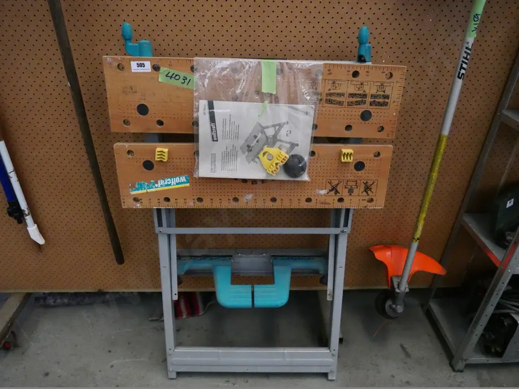 Wolfcraft folding woodworking bench Image 1++