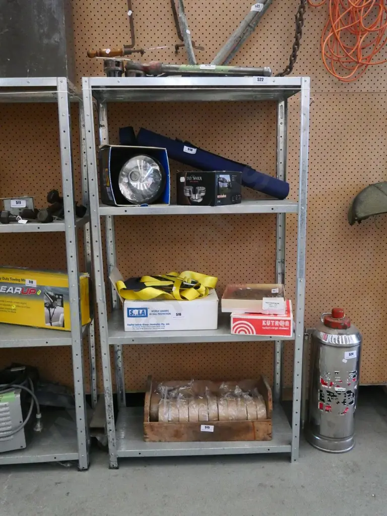 galvanised workshop shelves Image 1++