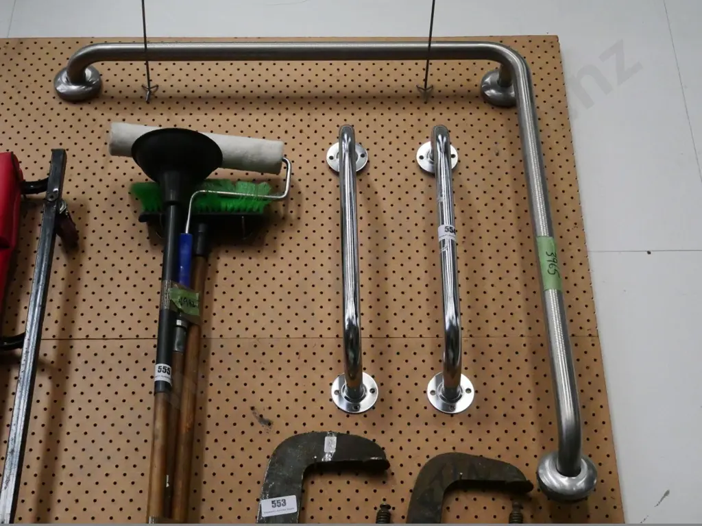 3 chrome hand-rails Image 1++