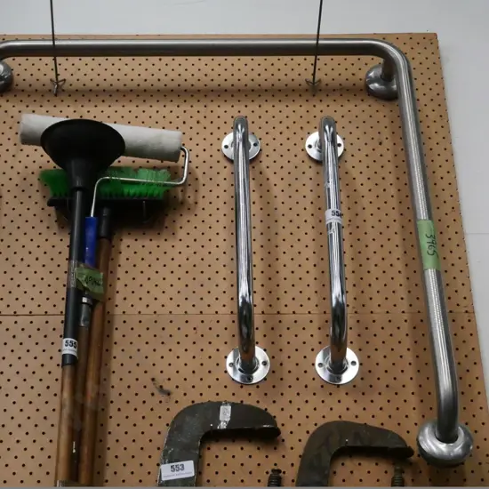 3 chrome hand-rails
