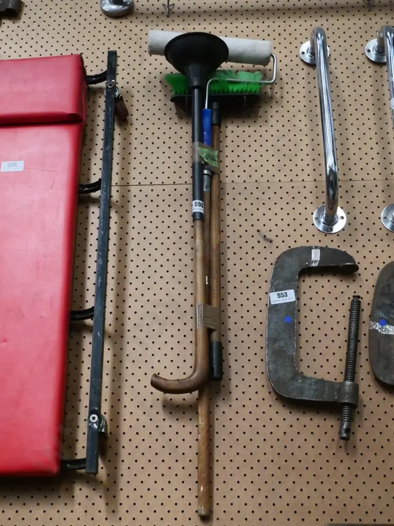 paint roller, plunger, small window brush Image 1++