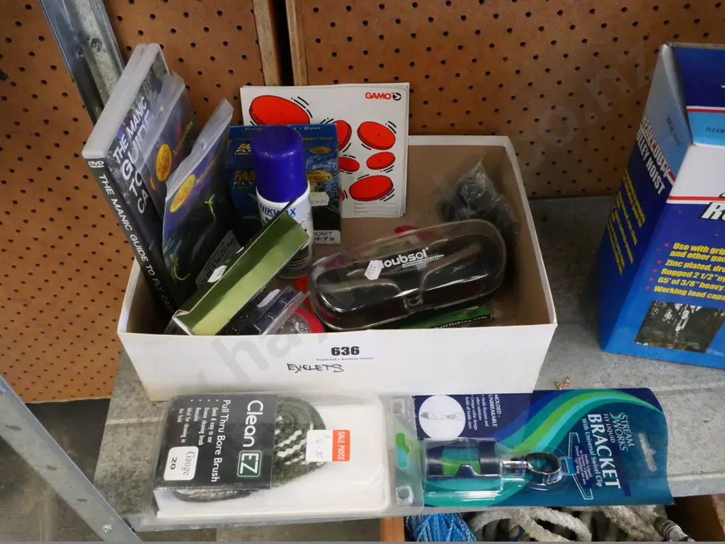box of hunting and fishing accessories Image 1++