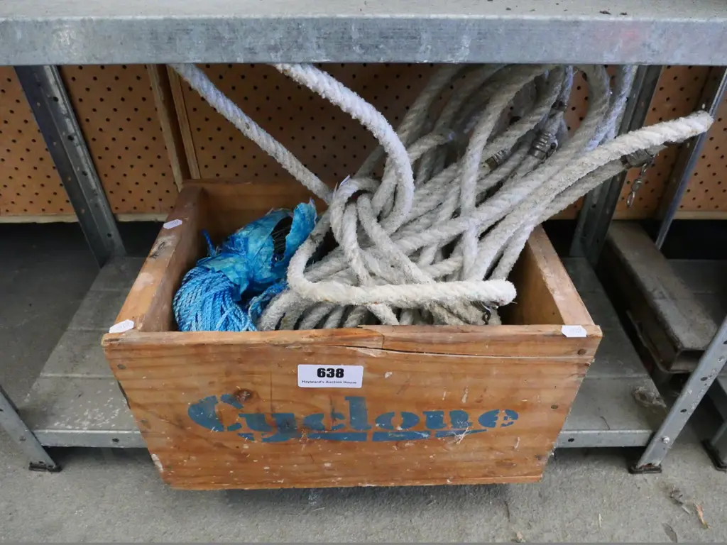 nail box containing rope etc. Image 1++