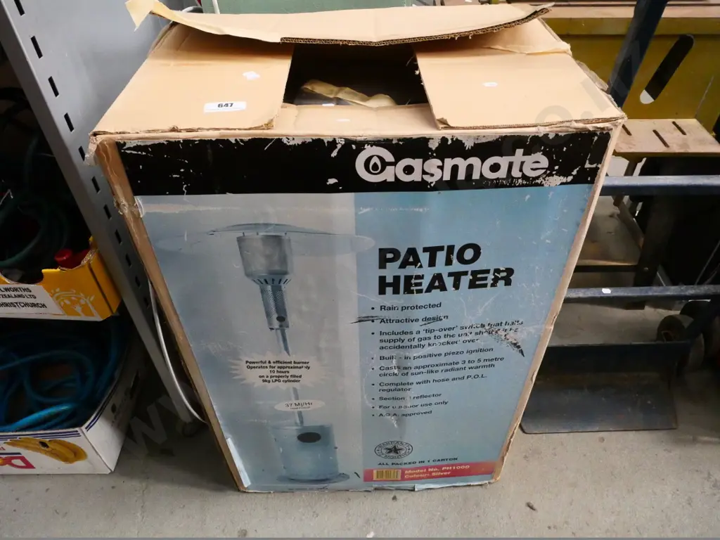 as-new Gasmate patio heater Image 1++