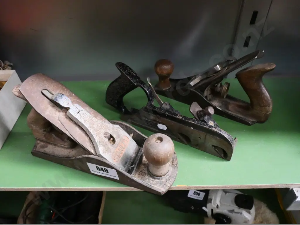 2 Stanley planes and a rebate plane Image 1++