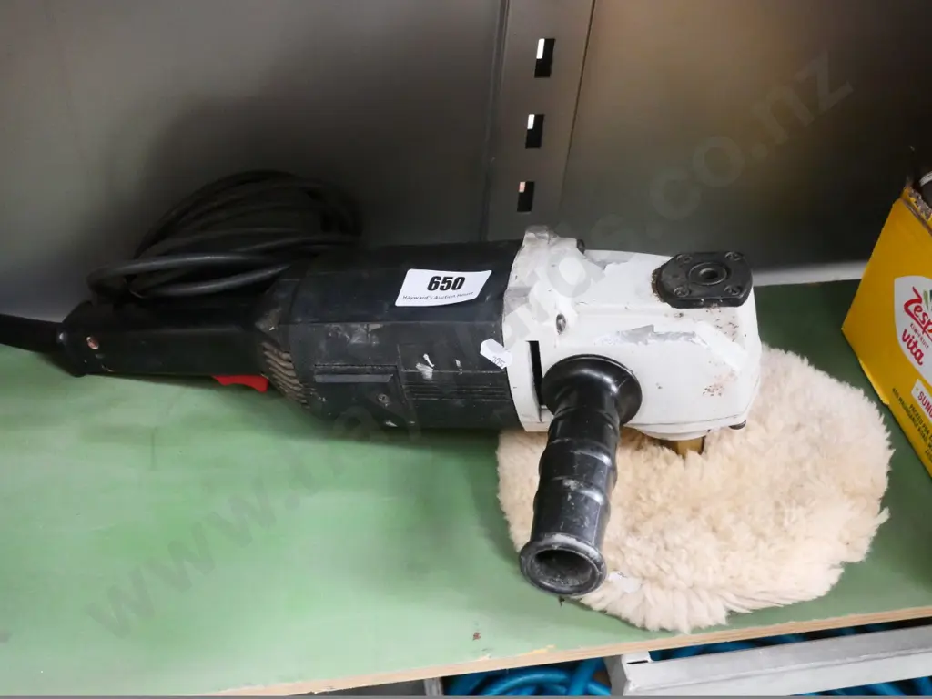 large angle grinder with polishing head Image 1++