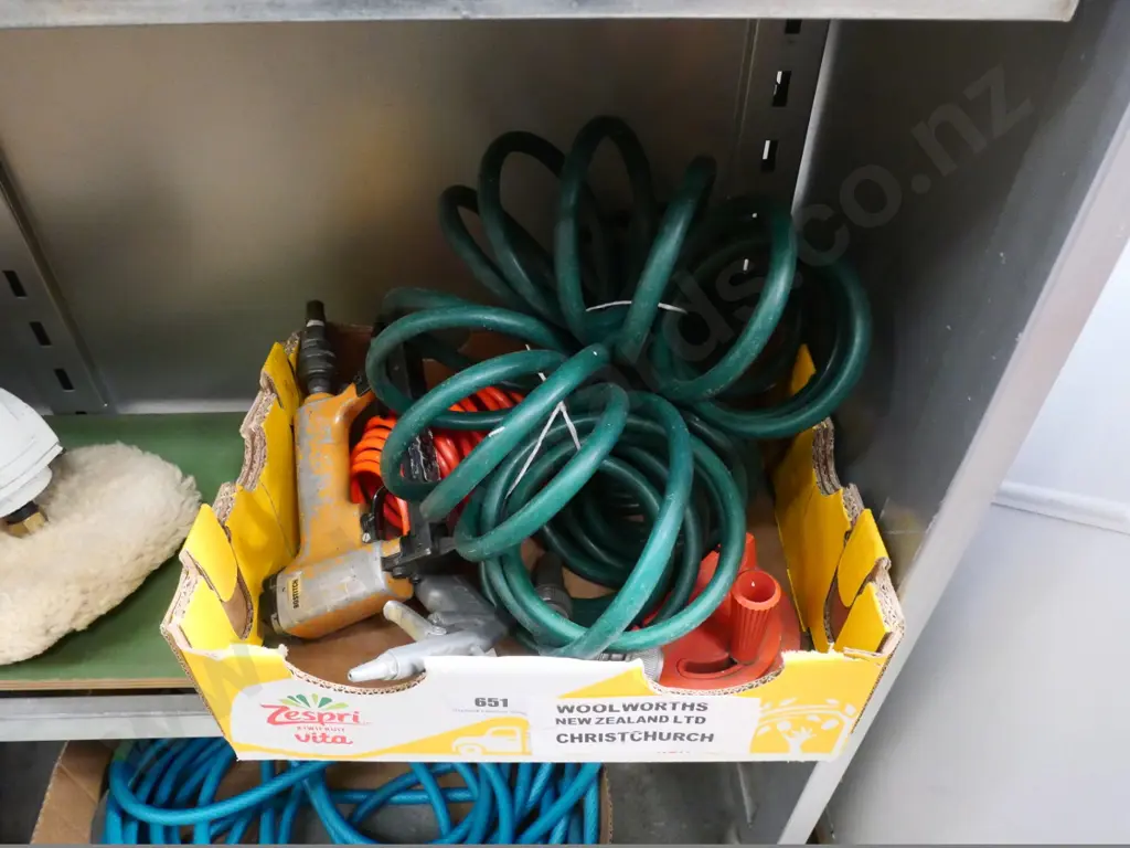 air hoses, air-powered stapler, etc. Image 1++
