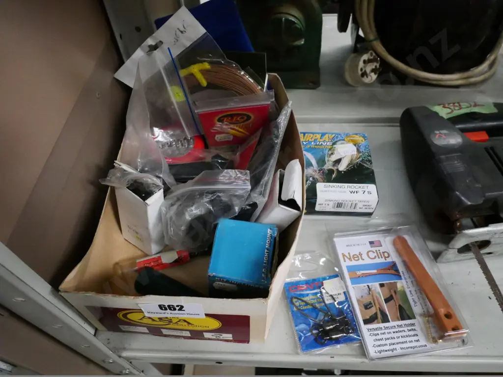 box of hunting and fishing accessories Image 1++