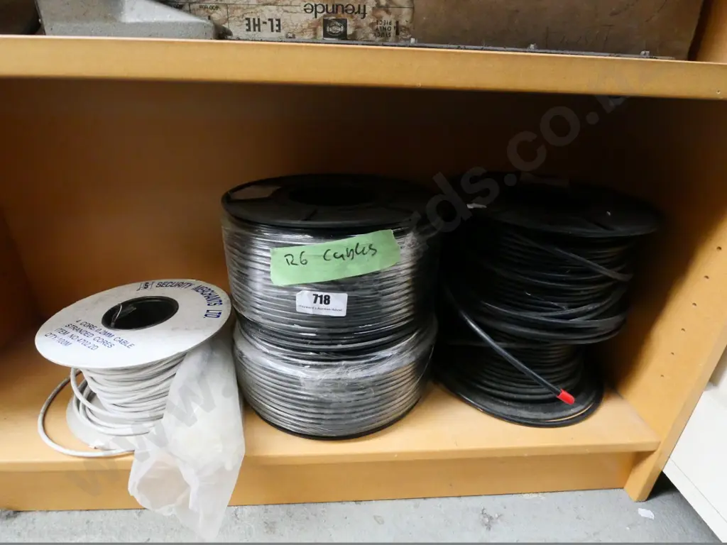 4 rolls of R6 cable and a roll of 4-core cable Image 1++
