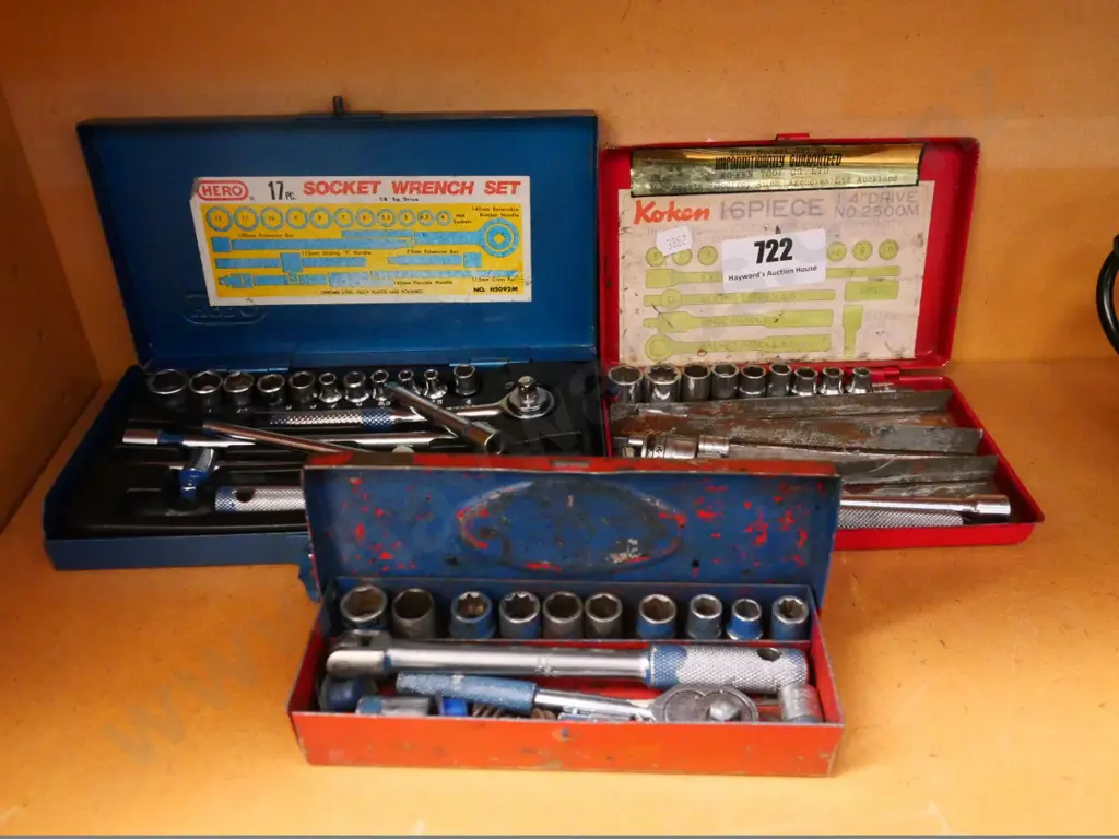 3 small socket sets Image 1++