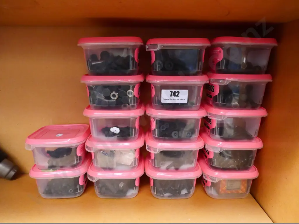 numerous tubs of nuts and bolts Image 1++