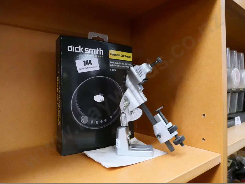 CD player and a drill grinding attachment Image 1++