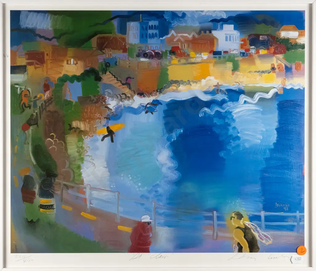Lindsay Crooks '98 - signed limited edition print 220/450 "St Clair" H-350 W-425 Image 1++