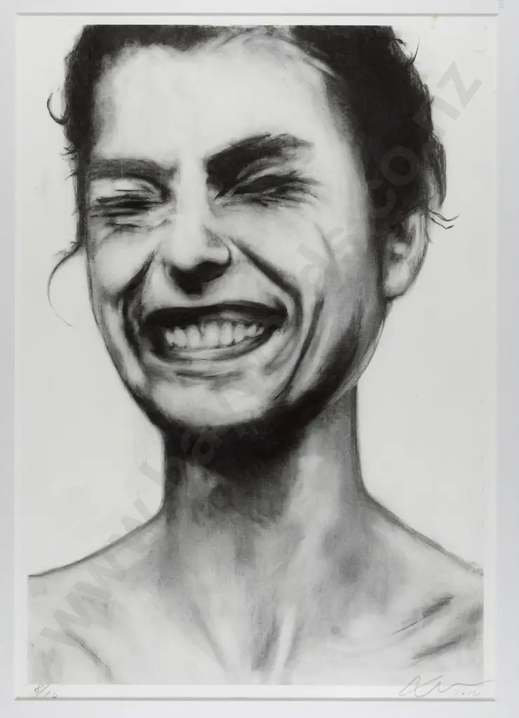 Jon Thom 2014 - framed limited edition print 8/10 - portrait H-400 W-280 Image 1++