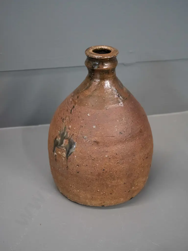 Barry Brickell studio pottery flask H-190 Diameter 145 Image 1++