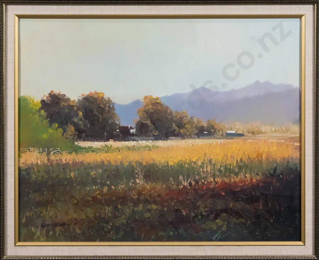 Clarry Neame - framed oil - landscape H-390 W-490 Image 1++