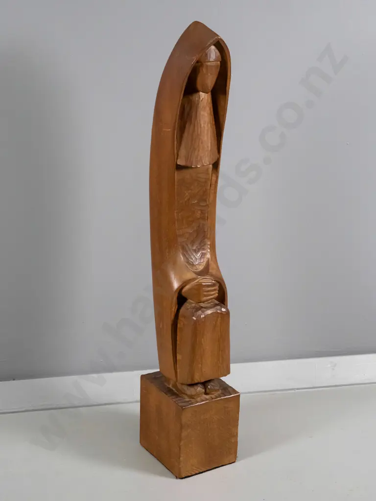 John Middleditch - carved wood religious sculpture - some scratches H-660 Image 1++