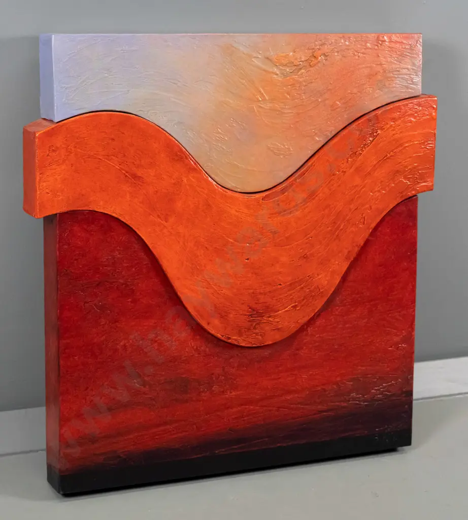 Patterson Parkin 2001 - oil on board - abstract H-510 W-500 Image 1++