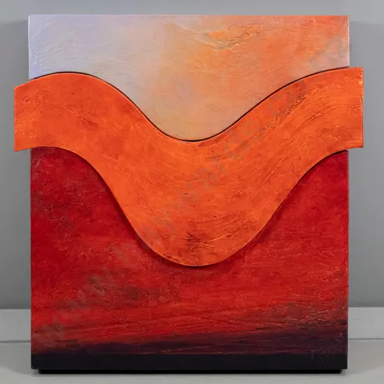 Patterson Parkin 2001 - oil on board - abstract H-510 W-500
