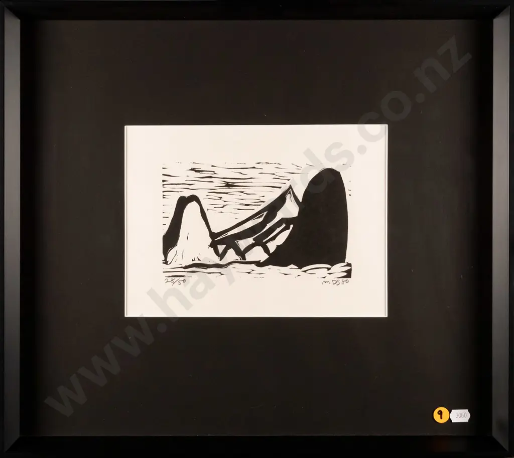 Michael Smither '80 - framed screenprint 28/50 - untitled H-110 W-170 Image 1++