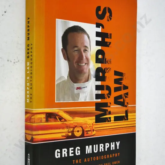 signed copy Greg Murphy - Murphy's Law - 2004, very good condition