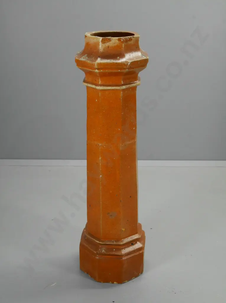 tall salt-glazed chimney pot H-1180 Diameter 310 at base Image 1++