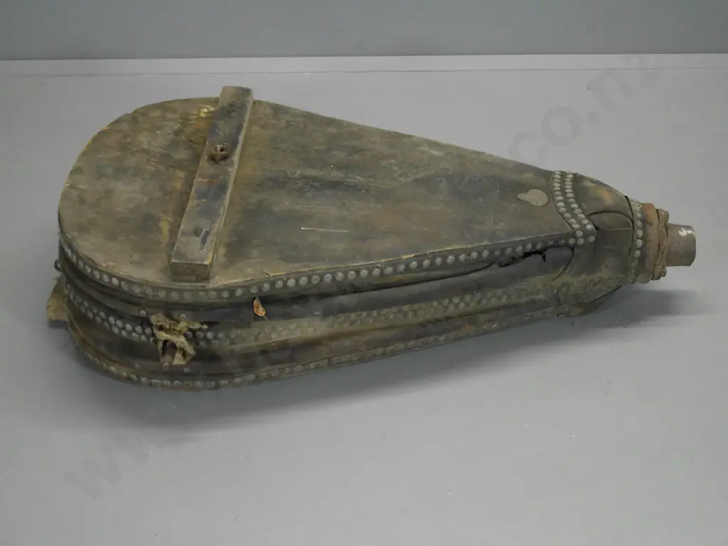 vintage very large forge bellows - deterioration to leather L-1370 W-840 Image 1++