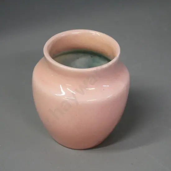 small O.C. Stephens pink glaze vase H-90
