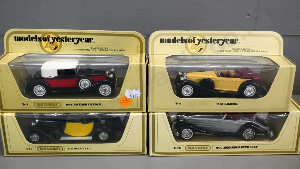 Matchbox Models of Yesteryear - 4 vintage cars Image 1++