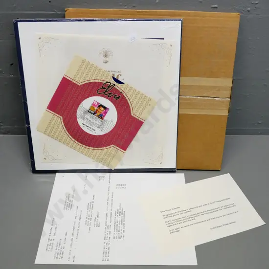 1993 US Postal Service Elvis Presley "Complete Elvis Collection" - postal stamp sheet, print, booklet, etc. still sealed