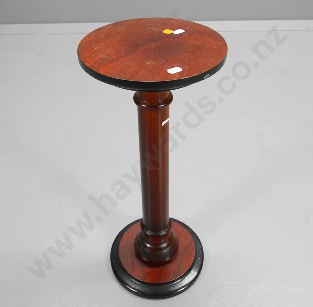 mixed timber turned column indoor plant stand H-480 Diameter 200 Image 1++