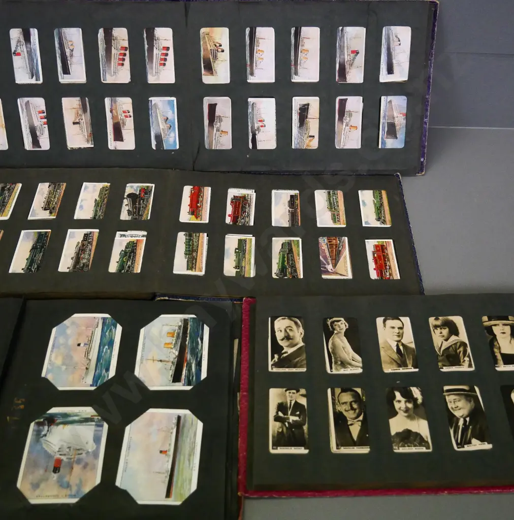4x Three Castles cigarette card albums Image 1++