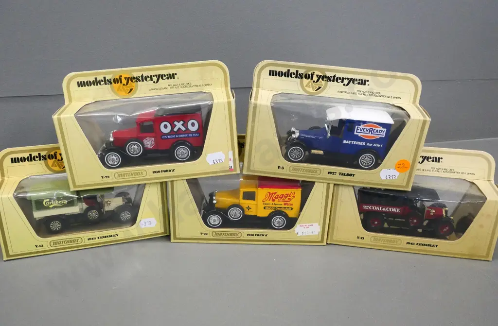 Matchbox Models of Yesteryear - 5 delivery trucks Image 1++