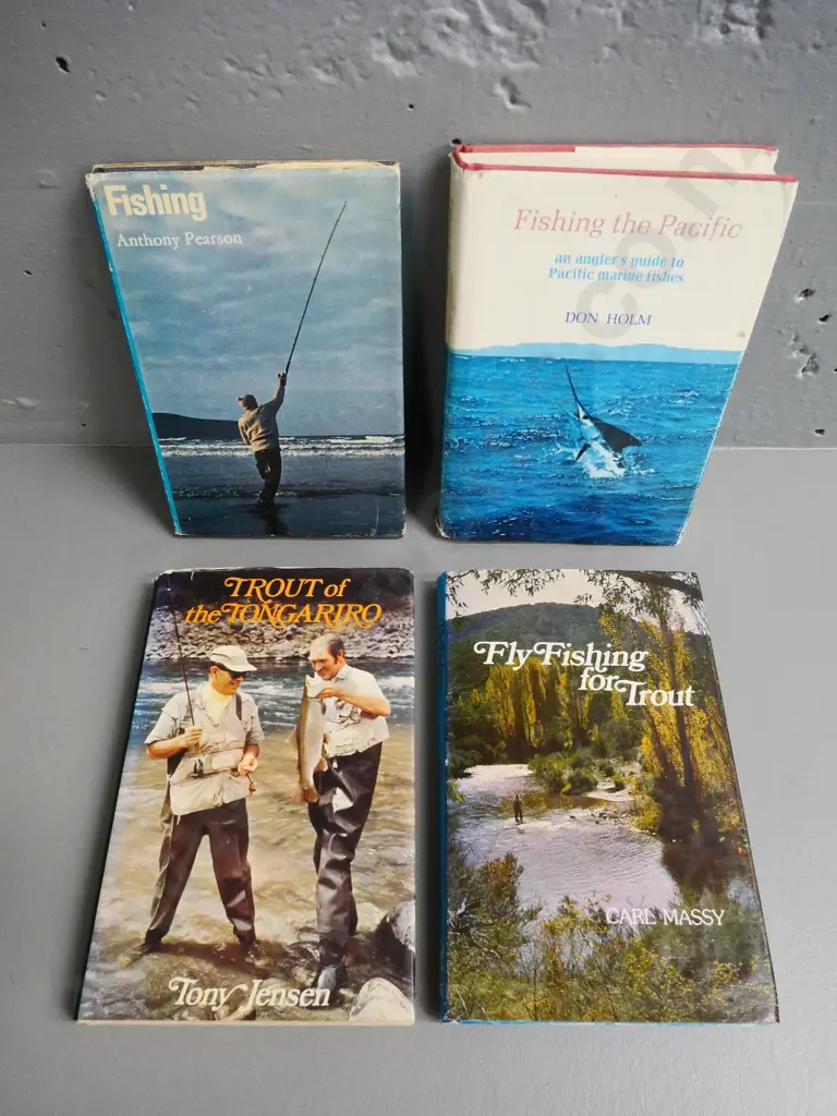 4 books on fishing - 2 on trout and 2 ocean fishing - NZ, Australian and others Image 1++