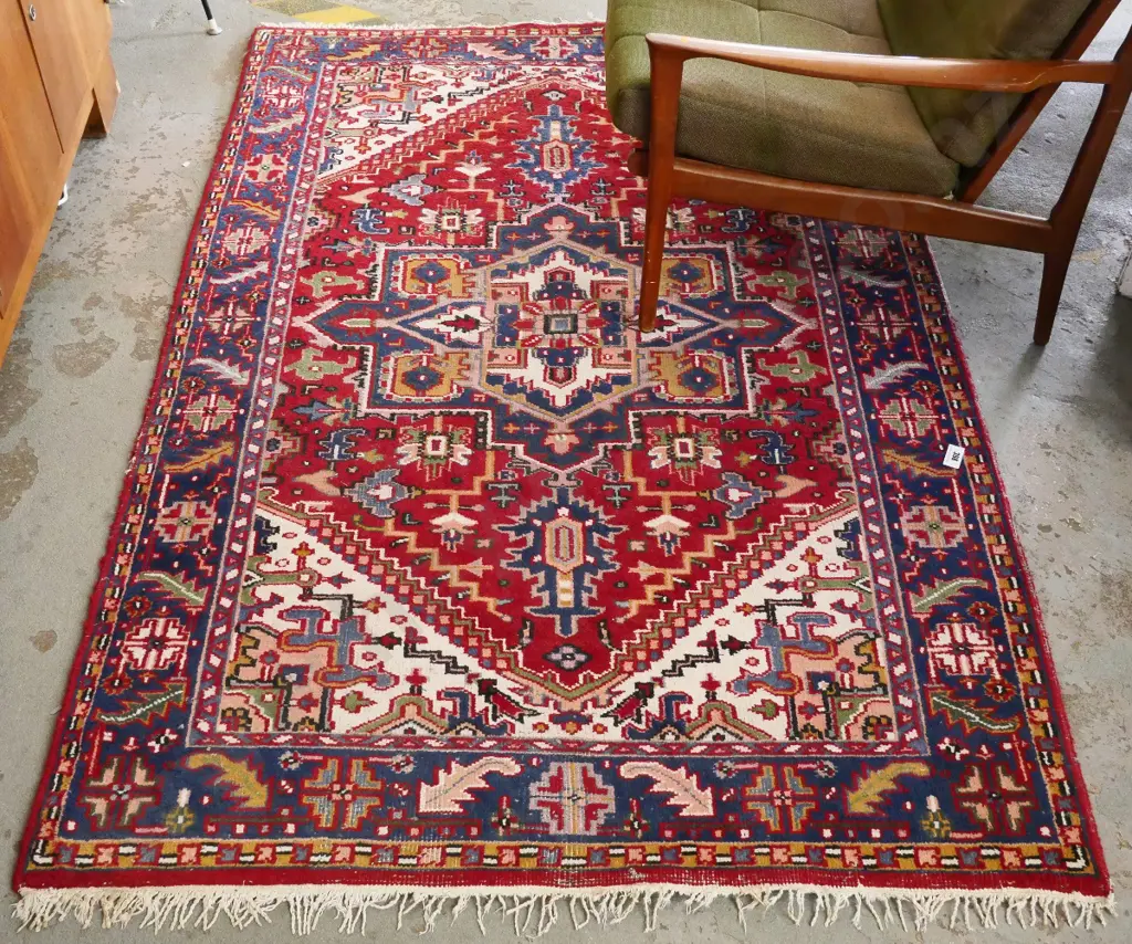 woven floor mat - some light  wear L-2080 W-1370 Image 1++