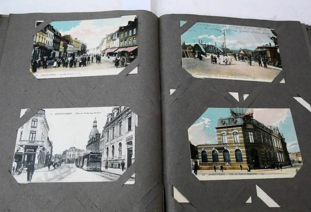 postcard album with post WWI era subjects - Cairo, France, UK, Western Australia Image 1++