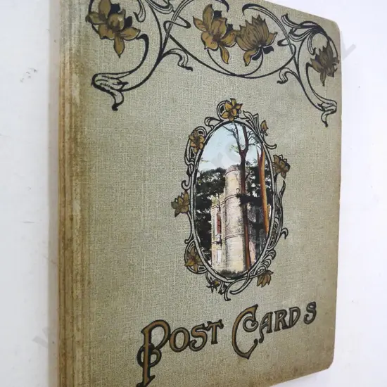 postcard album with post WWI era subjects - Cairo, France, UK, Western Australia