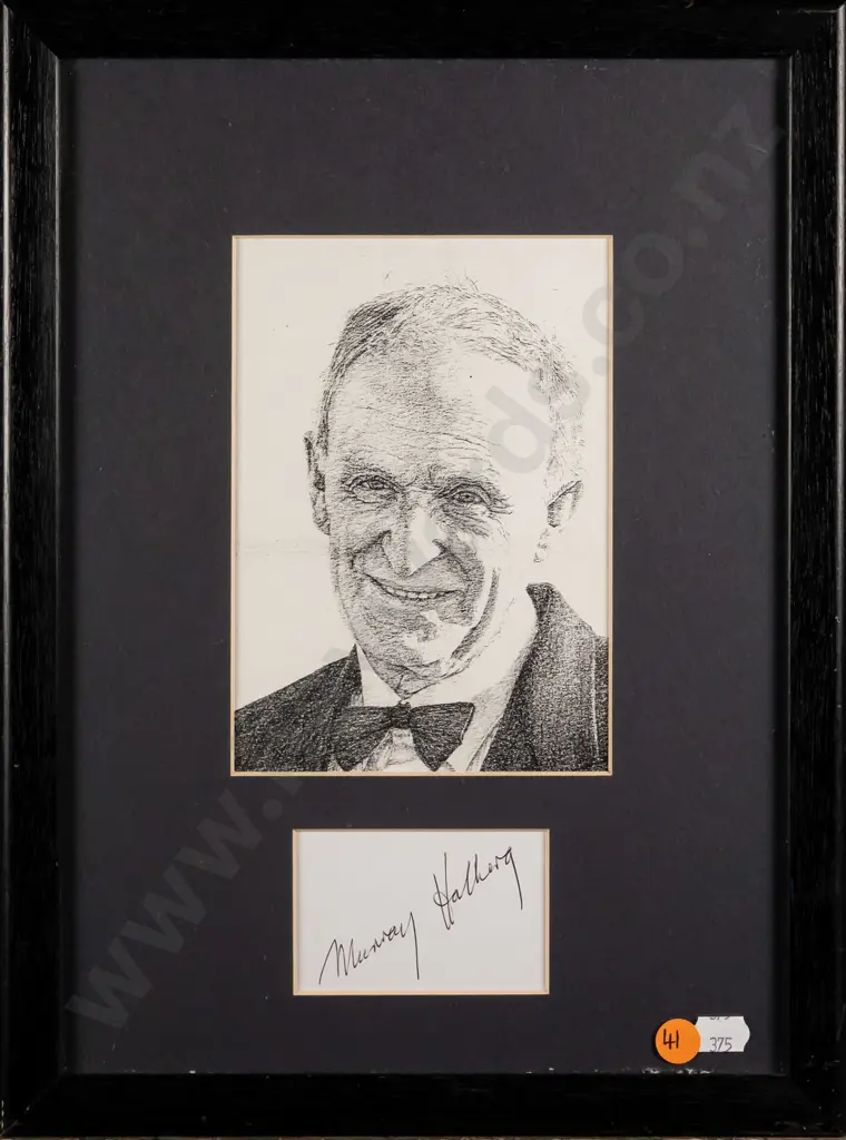 framed & signed Murray Halberg print H-165 W-120 Image 1++