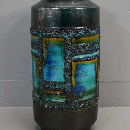 Carstens(?) West German Studio pottery large vase H-450 Diameter 200