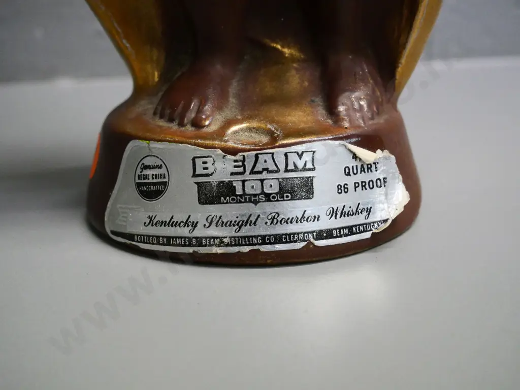Jim Beam 'King Kamehameha' decanter, empty. H-370 Image 1++