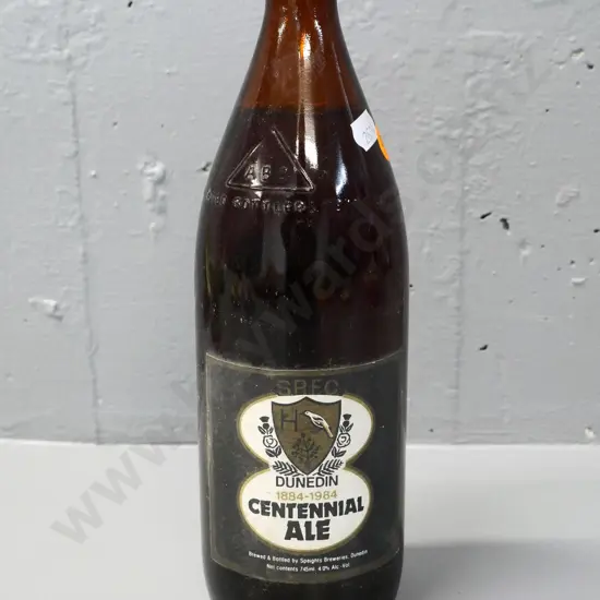 1984 Southern Rugby Football Club Centenary commemorative 745ml beer - botted by Speights