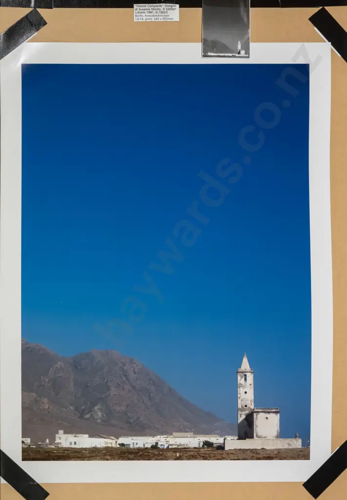 Susanne Mocko 1997 - unframed photographic print - "Firenze Campanile" H460 W345 Image 1++