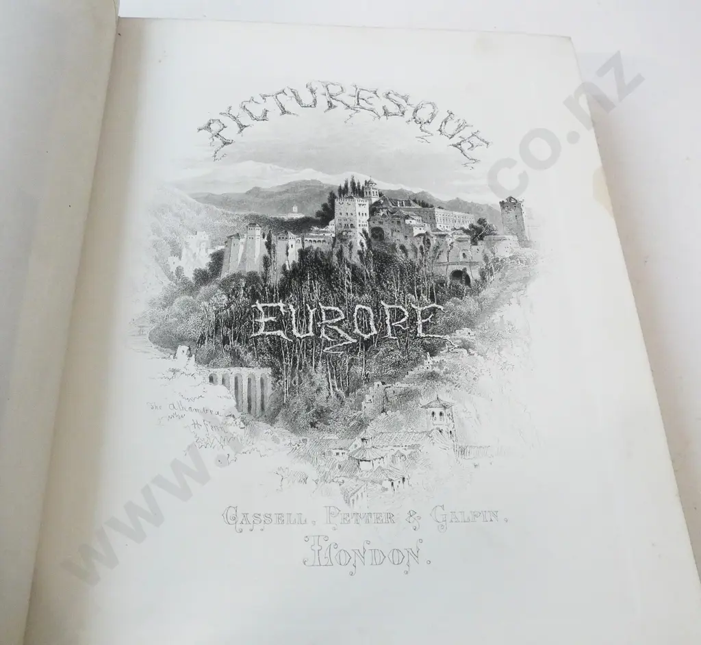 antique illustrated books - 1887 Magazine of Art, Picturesque Europe, Poetical Works of Longfellow - all have some wear Image 1++