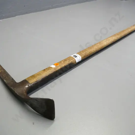 vintage Andenmatten Switzerland ice axe - corrosion and some splitting to wood L-990