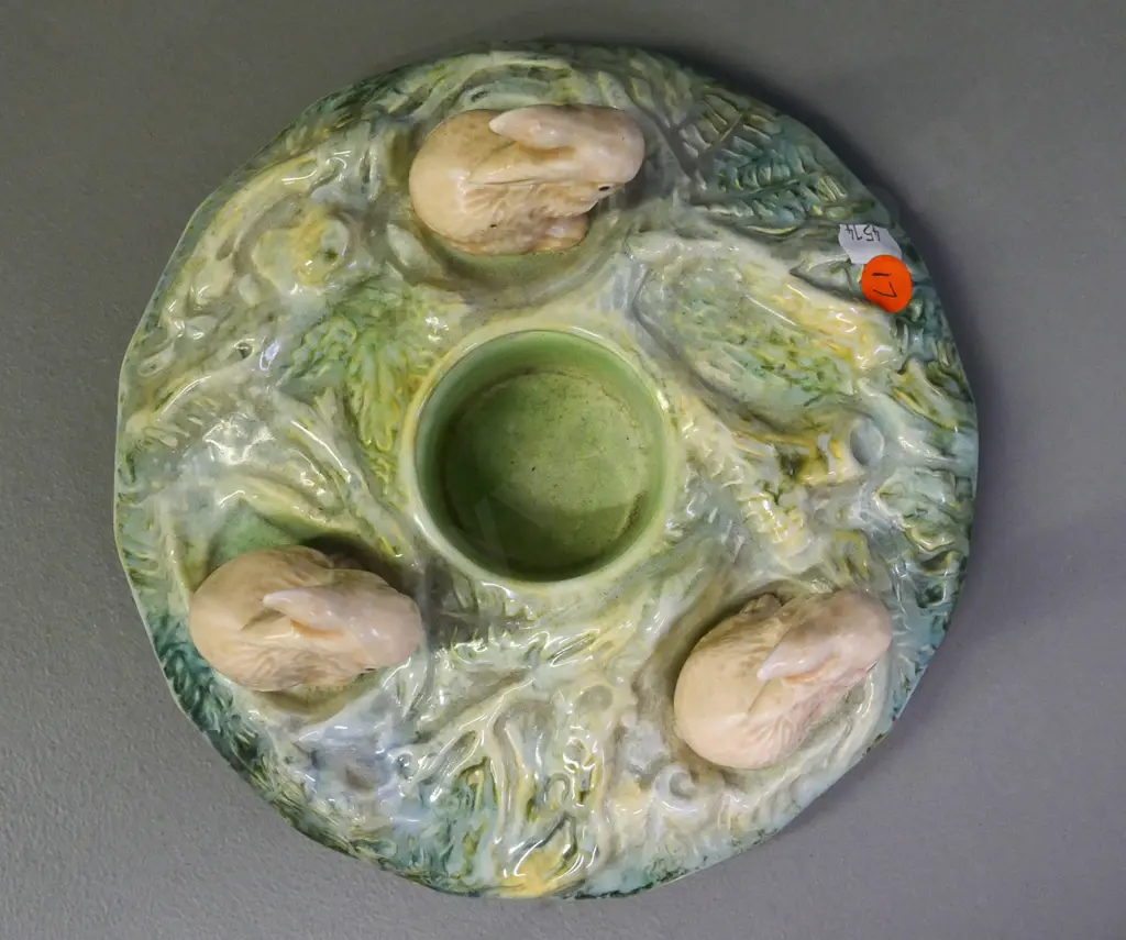 Sylvac 3-rabbit posie vase No 1312 - diameter 210 Image 1++