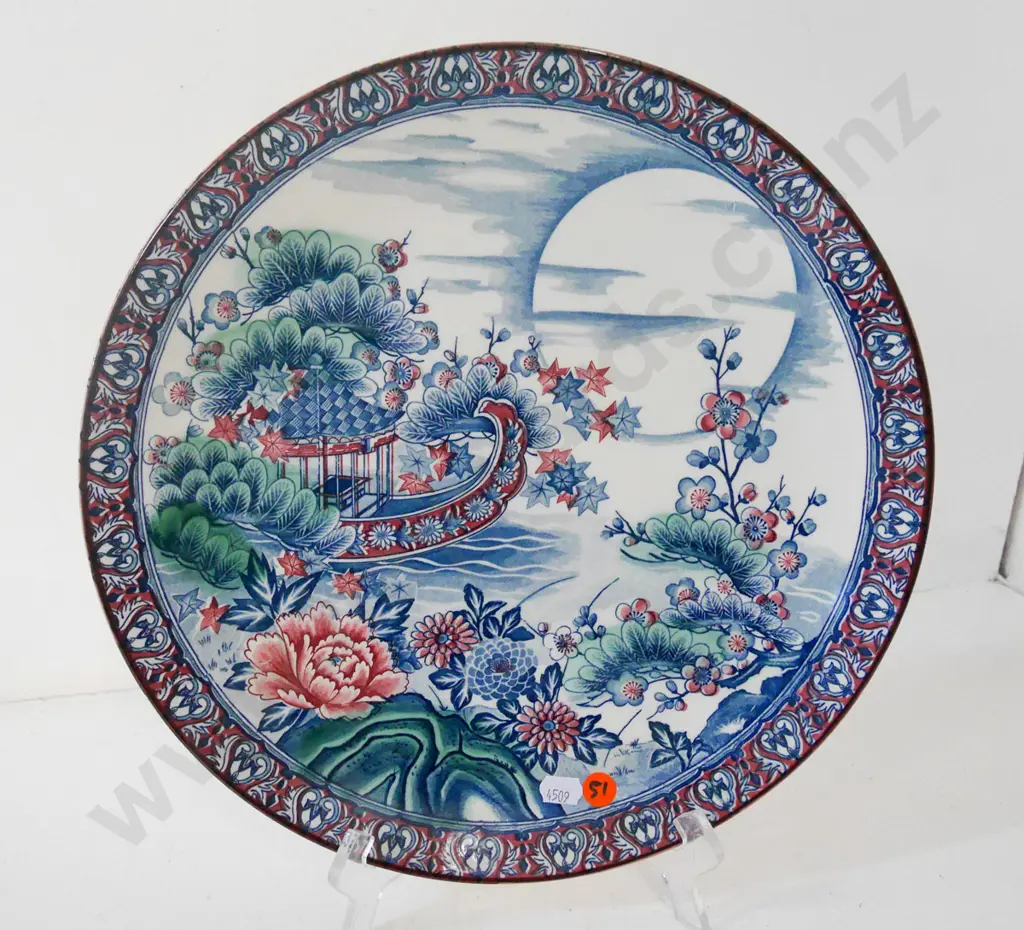 oriental cabinet plate Diam-320 Image 1++
