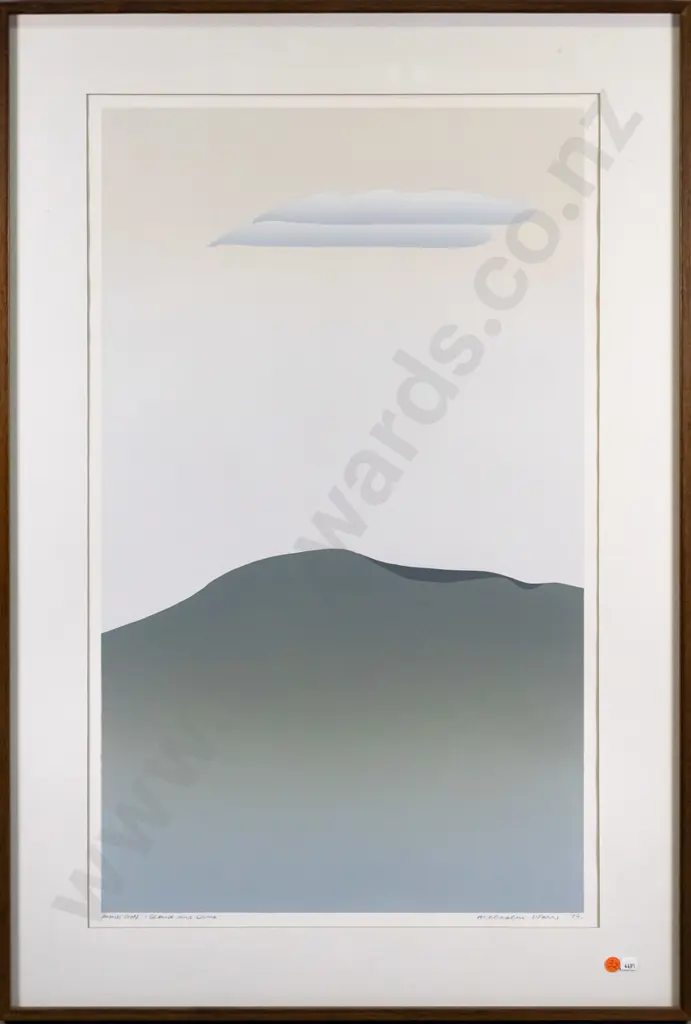 Malcolm Warr 79 - framed artists proof "Cloud & Dune" H-750 W-450 Image 1++