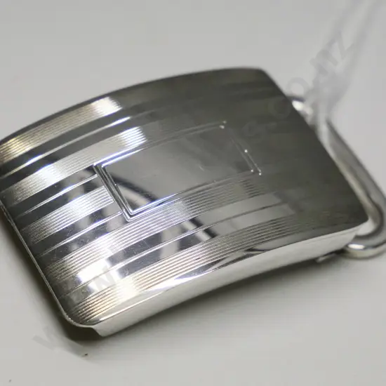 silver belt buckle stamped sterling