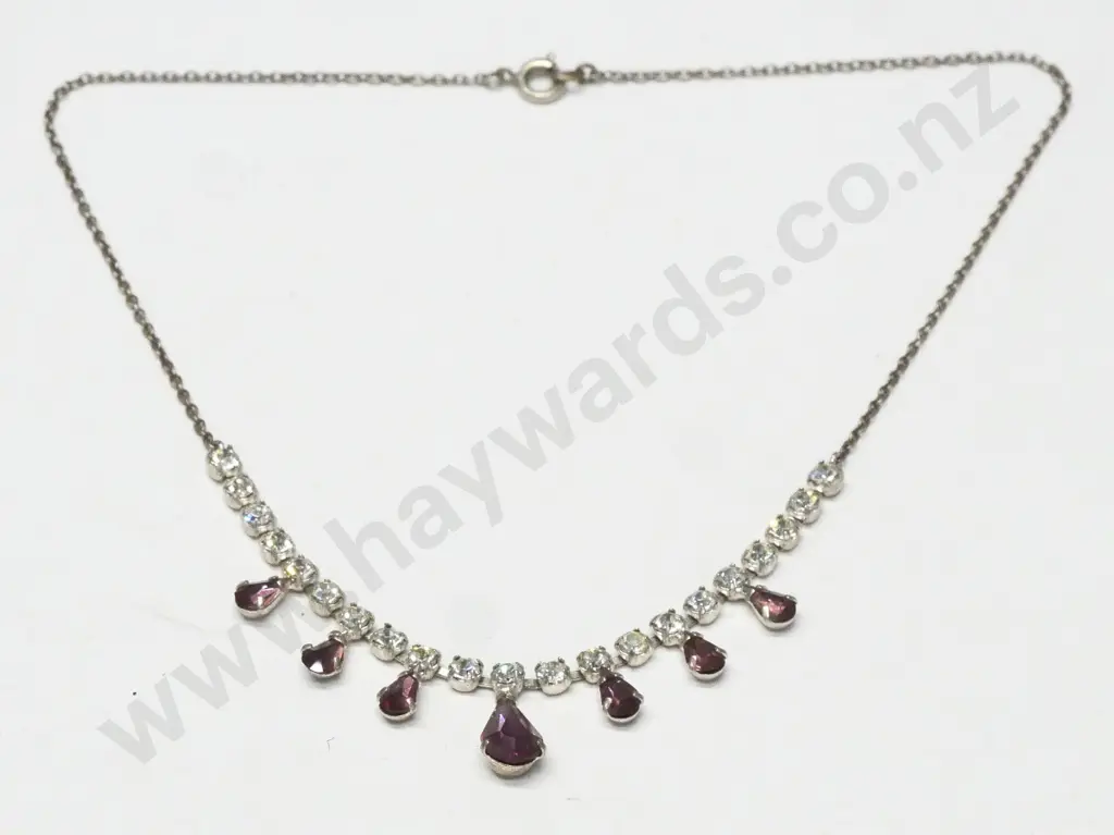 costume diamante necklace Image 1++